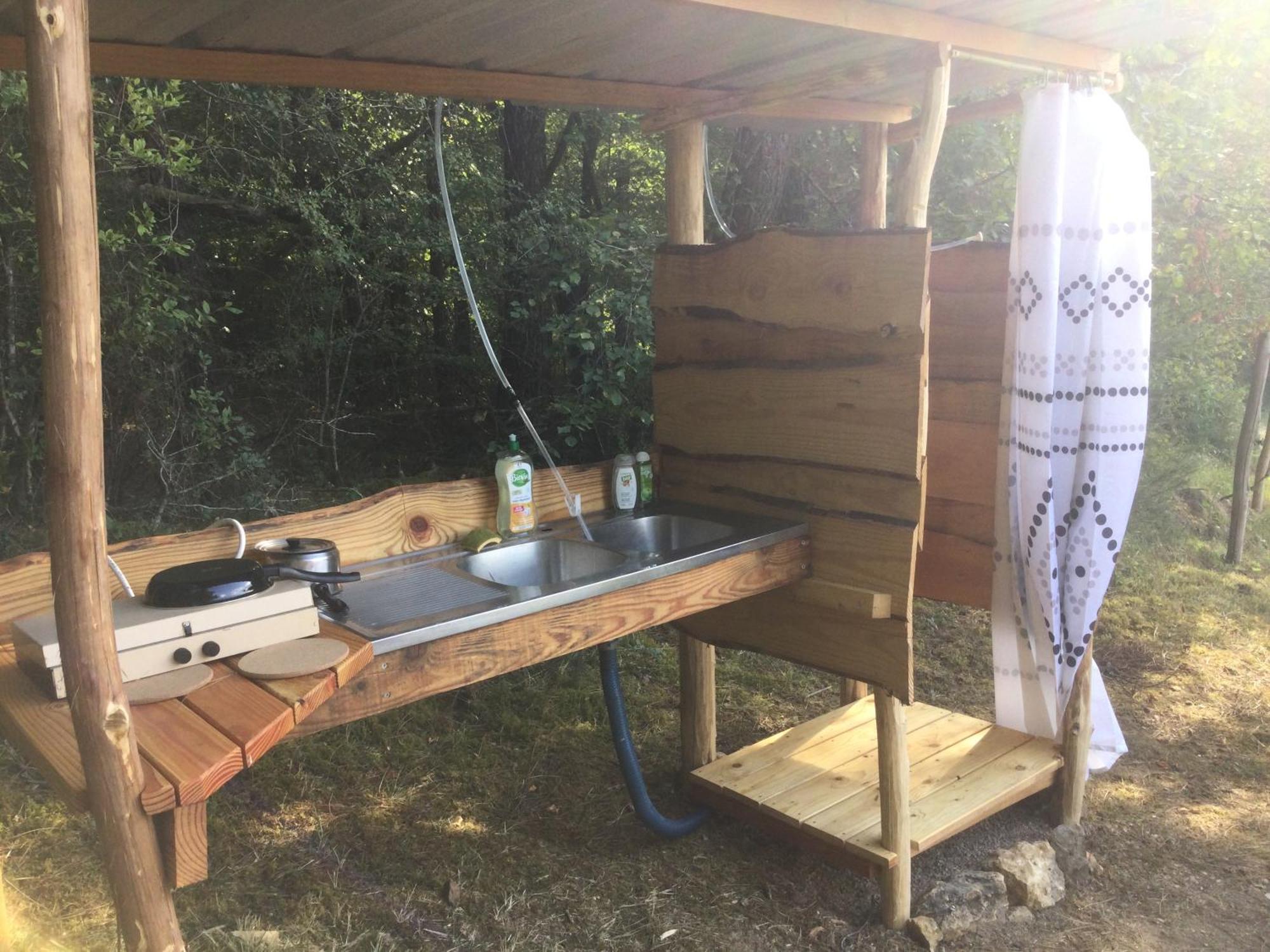 Luxury tent La Roulotte Du Bonheur *